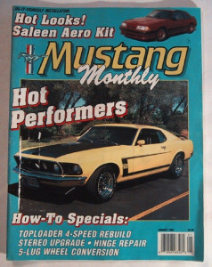 MUSTANG MONTHLY 1989 JAN - SALEEN AERO-KIT, TOPLOADER